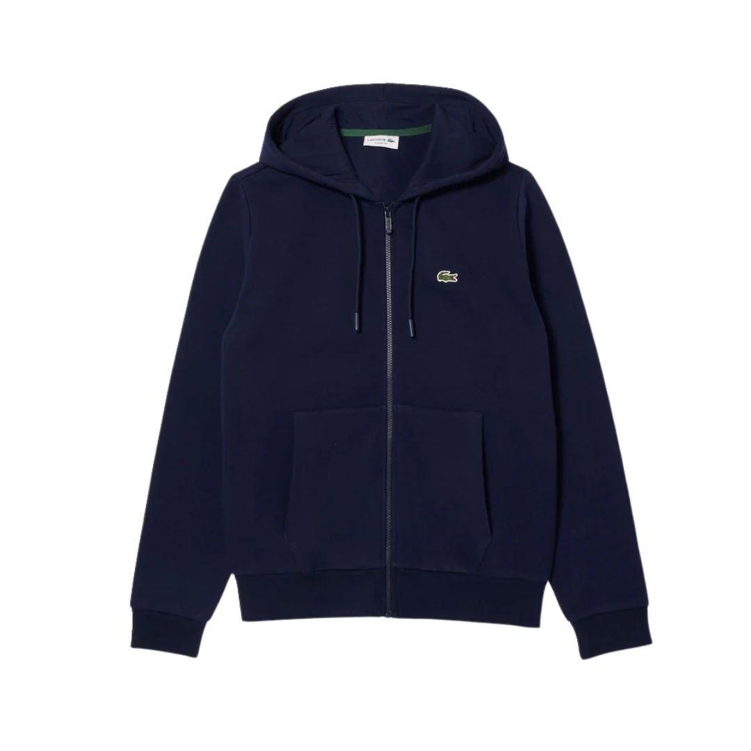 Lacoste Zip Hoodie Tracksuit In Navy