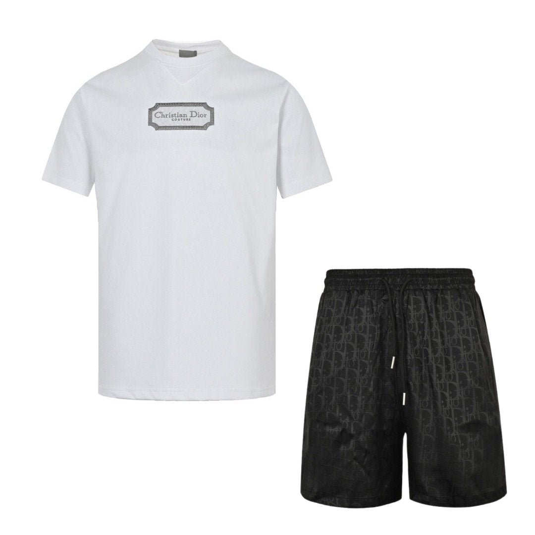 Dior 2-Piece Summer Set White Black